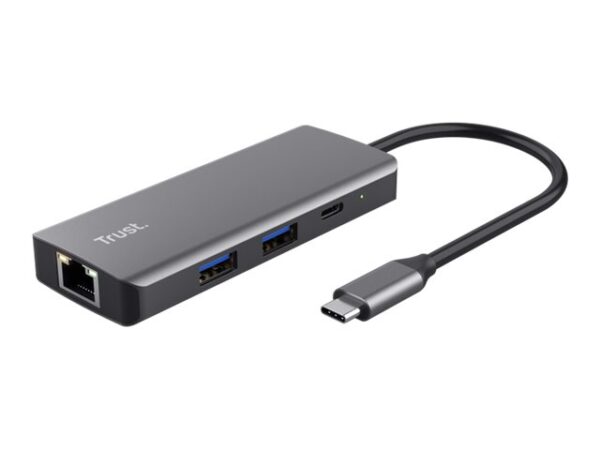 TRUST Dalyx 6in1 USB-C Multiport Adapter Aluminum