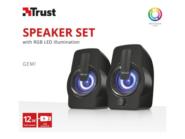 TRUST GEMI 2.0 Speaker rgb Black