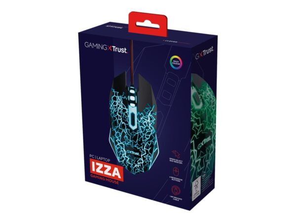 TRUST GXT 105X Izza Illuminated Gaming Mouse