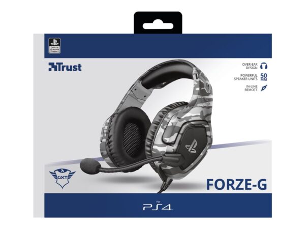 TRUST GXT 488 FORZE-G PS4 Headset Grey