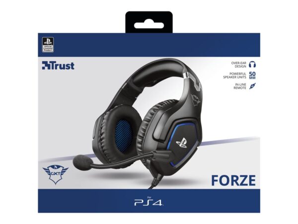 TRUST GXT 488 FORZE PS4 Headset Black