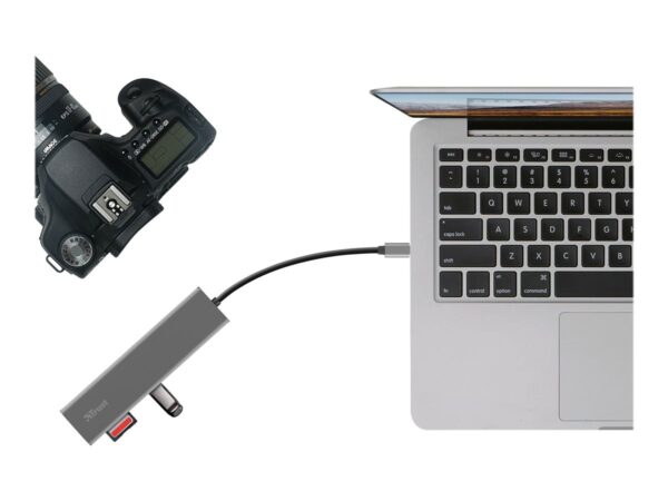 TRUST HALYX Fast USB-C Hubs Card Reader