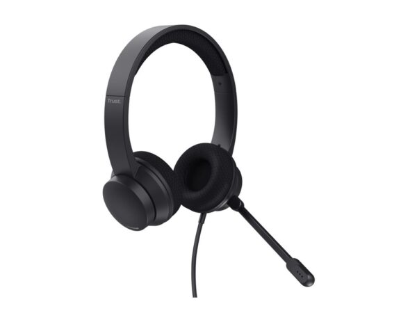TRUST HS-260 USB – USB C Noise Cancelation On Ear PC Headset ECO
