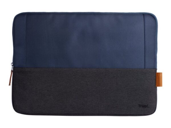 TRUST LISBOA 16p Laptop Sleeve Dark Grey and Dark Blue ECO