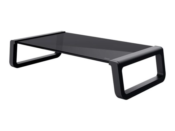 TRUST MONTA Glass Monitor Stand Black