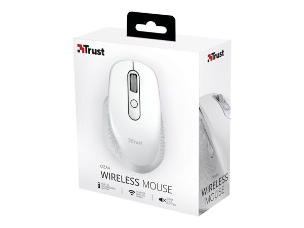 TRUST OZAA Wireless Mouse White