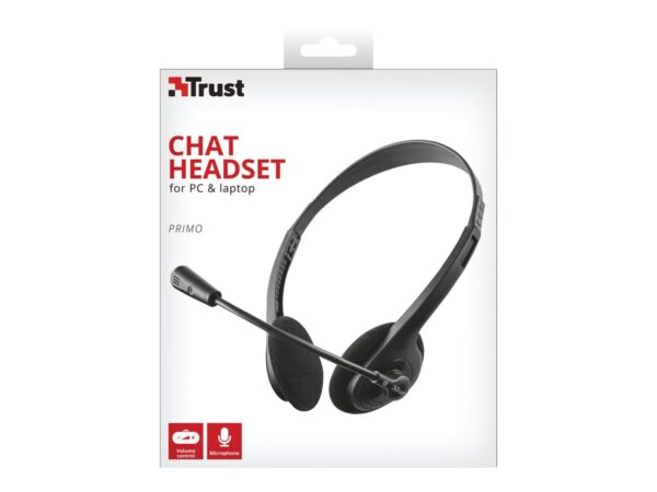TRUST PRIMO Chat Headset for PC and laptop