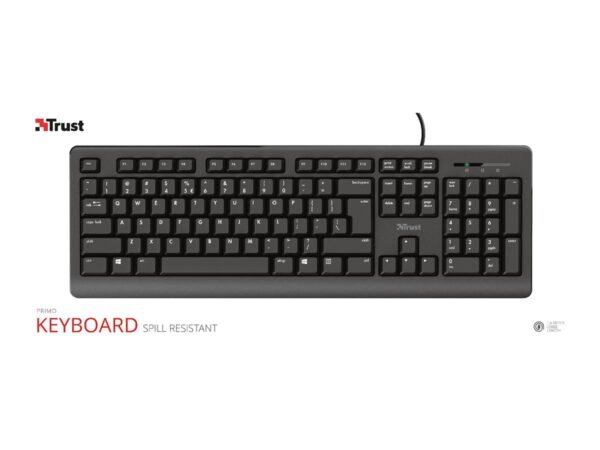 TRUST Primo Keyboard Black AZERTY (FR)