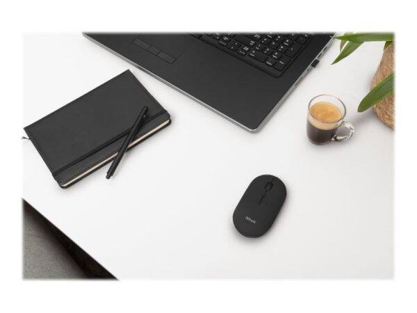 TRUST PUCK WRL Rechargable Mouse Black