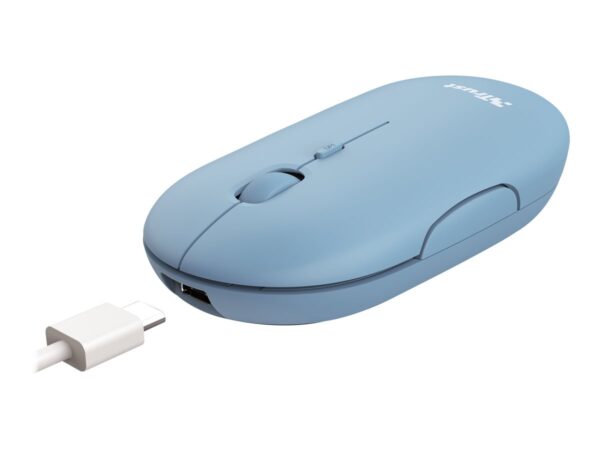 TRUST PUCK WRL Rechargable Mouse Blue