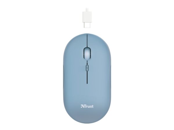 TRUST PUCK WRL Rechargable Mouse Blue