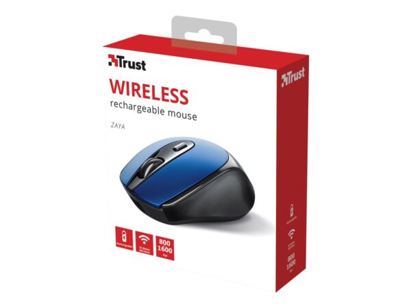 TRUST ZAYA Rechargeable Wireless Mouse Blue