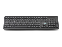 URBAN FACTORY 104key 2.4Ghz wireless keyboard Flat and ergonomic scissor keys Lighted indicators
