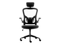 URBAN FACTORY ERGO SIMPLE ERGONOMIC ADJUSTABLE WORKING CHAIR BLACK
