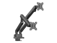 URBAN FACTORY Flexee Dual Dual Spring Monitor Arm – Black