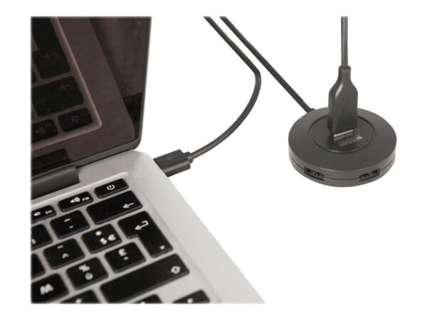 URBAN FACTORY MINEE 4-Port USB 2.0 Hub Black