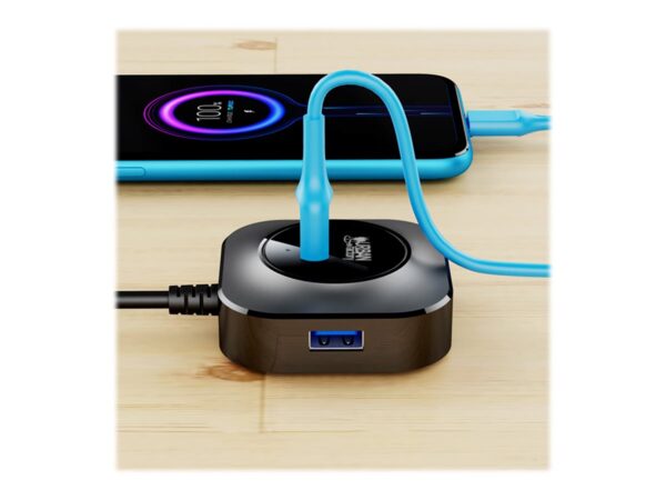 URBAN FACTORY MINEE: 4-Port Usb 3.0 Hub Black