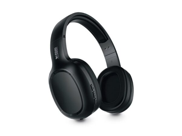 URBAN FACTORY Movee On-Ear Headphones Bluetooth 5.1 Rechargeable – Black/Black
