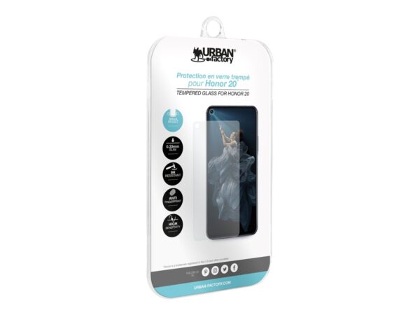 URBAN FACTORY PROTECTION EN VERRE TREMPE POUR HONOR 20