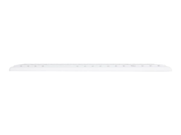 URBAN FACTORY USB wired keyboard ABS silicone White Antimicrobial treatment QWERTY