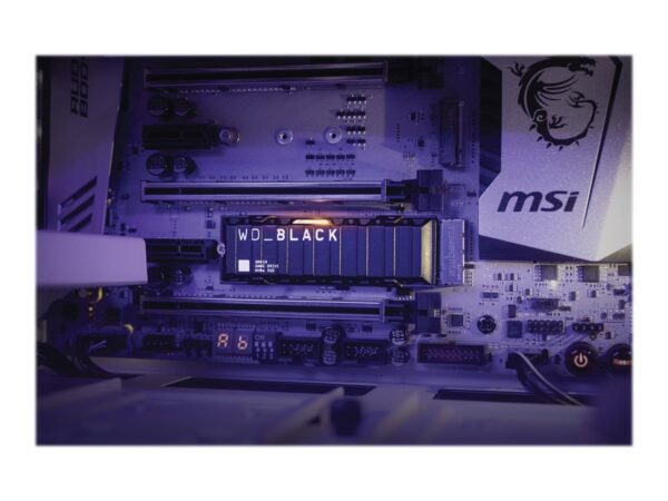 WD Black 2To SN850 NVMe SSD Supremely Fast PCIe Gen4 x4 M.2 with heatsink internal single-packed