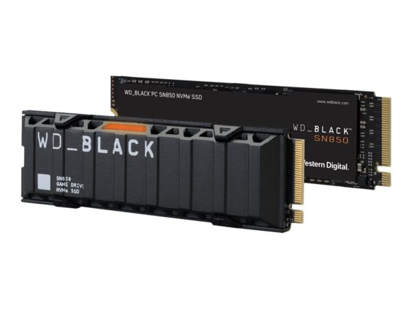 WD Black SN850 NVMe SSD with Heatsink PCIe Gen4 500Go