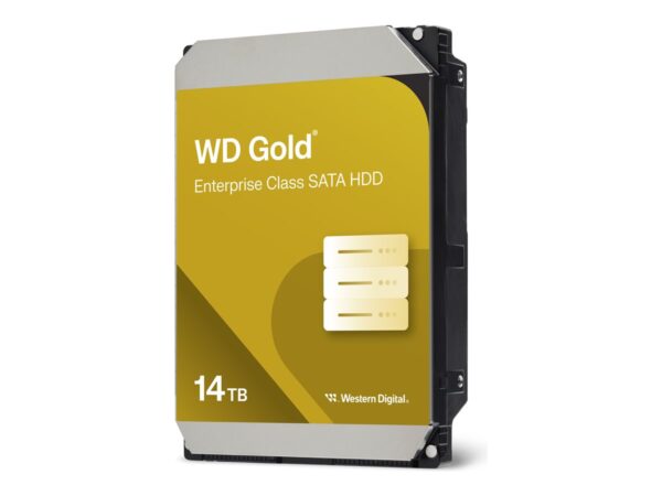 WD Gold 14To SATA 6Gb/s 3.5p 512Mo cache 7200tpm internal RoHS compliant Enterprise HDD Bulk