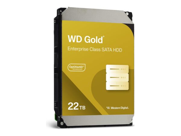 WD Gold Enterprise Class 22To SATA 6Gb/s HDD 3.5p internal 7200Rpm 512MB Cache 24×7 Bulk