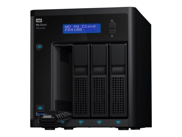WD My Cloud Pro PR4100 40TB 4Bay NAS 4xHDD 1,6GHz QuadCore processor 4Gb RAM RAID 0 1 JBOD 2xUSB3.0 External RTL