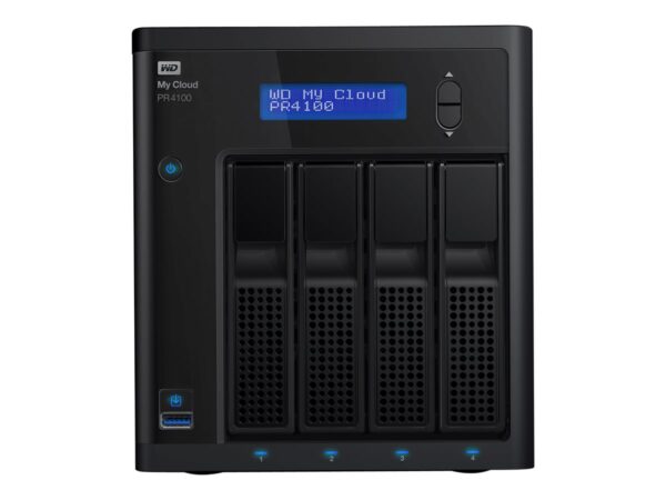 WD My Cloud Pro PR4100 40TB 4Bay NAS 4xHDD 1,6GHz QuadCore processor 4Gb RAM RAID 0 1 JBOD 2xUSB3.0 External RTL