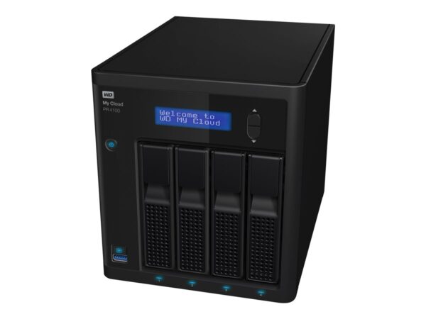 WD My Cloud Pro PR4100 40TB 4Bay NAS 4xHDD 1,6GHz QuadCore processor 4Gb RAM RAID 0 1 JBOD 2xUSB3.0 External RTL