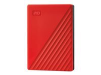 WD My Passport 4To portable HDD USB3.0 USB2.0 compatible Red Retail