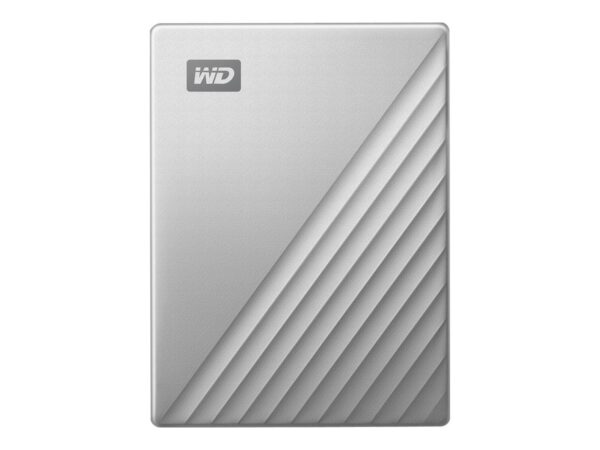 WD My Passport Ultra 2To Silver USB-C/USB3.0 HDD 2.5p Metal finish RTL portable extern