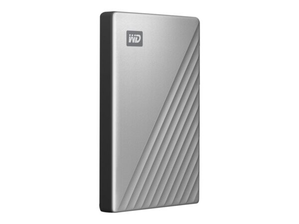 WD My Passport Ultra 2To Silver USB-C/USB3.0 HDD 2.5p Metal finish RTL portable extern