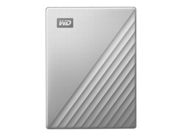 WD My Passport Ultra 4To Silver USB-C/USB3.0 HDD 2.5p Metal finish RTL portable extern