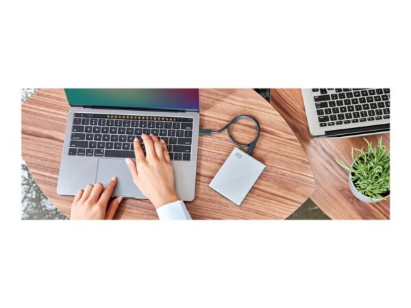 WD My Passport Ultra Mac 5To Silver USB-C/USB3.0 HDD 2.5p Metal finish RTL portable extern