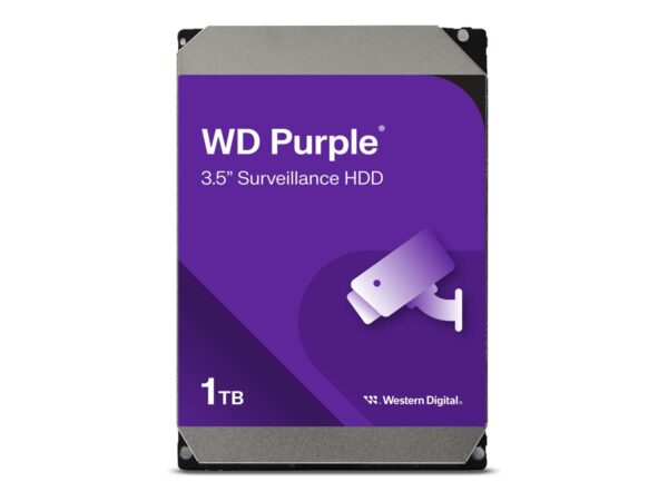 WD Purple 1TB SATA 6Gb/s CE HDD 3.5inch internal 5400Rpm 64MB Cache 24×7 Bulk