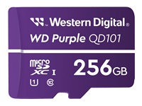 WD Purple 256Go Surveillance microSD XC Class – 10 UHS 1