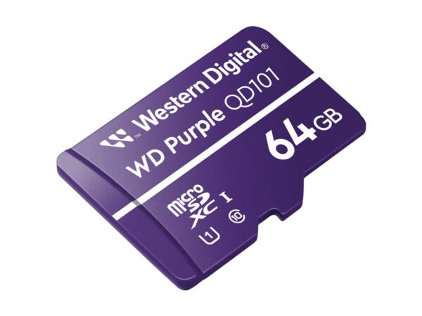 WD Purple 64Go Surveillance microSD XC Class – 10 UHS 1
