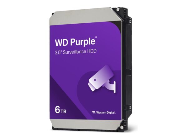 WD Purple 6TB SATA HDD 3.5p internal 256Mo Cache