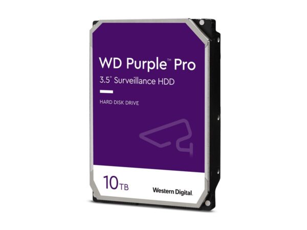 WD Purple Pro 10To SATA 6Gb/s HDD 3.5p internal 7200Tpm 256Mo Cache 24×7 Bulk