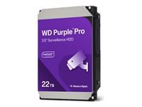 WD Purple Pro 22To SATA 6Gb/s HDD 3.5p internal 7200Rpm 512MB Cache 24×7 Bulk