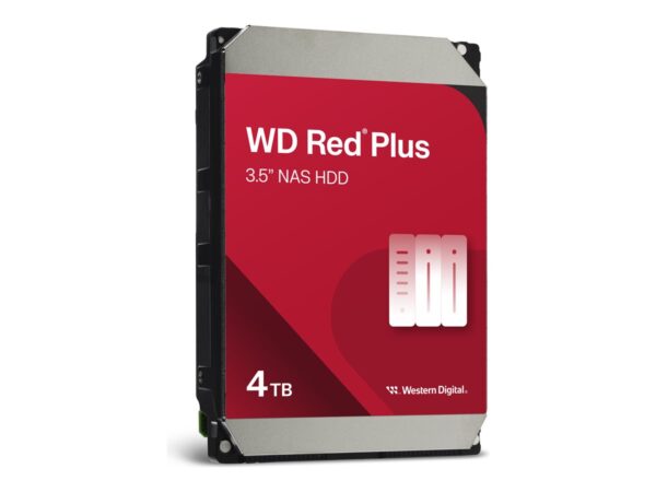WD Red Plus 4To SATA 6Gb/s 3.5p 258Mo cache internal HDD Bulk