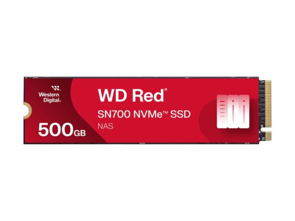 WD Red SSD SN700 NVMe 500Go M.2 2280 PCIe Gen3 8Gb/s internal drive for NAS devices