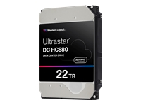 WESTERN DIGITAL ULTRASTAR DC HC580 3.5p 26.1MM 22To 512Mo 7200TPM SAS ULTRA 512E SE P3 DC
