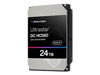 WESTERN DIGITAL ULTRASTAR DC HC580 3.5p 26.1MM 24To 512Mo 7200TPM SAS ULTRA 512E SE P3 DC