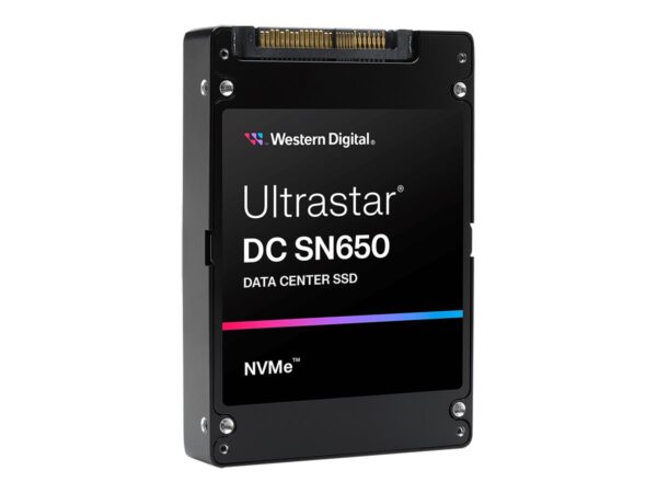 WESTERN DIGITAL Ultrastar DC SN650 SSD U.3 15MM 7680Go 2.5p PCIe TLC RI-1DW/D BICS5 SE