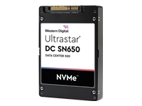 WESTERN DIGITAL Ultrastar DC SN650 SSD U.3 15MM 7680Go 2.5p PCIe TLC RI-1DW/D BICS5 SE