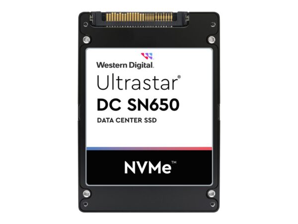 WESTERN DIGITAL Ultrastar DC SN650 U.3 15MM 15360Go 2.5p PCIe 4.0 TLC RI-1DW/D BICS5 ISE NVMe SSD