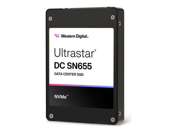 WESTERN DIGITAL Ultrastar DC SN655 U.3 15.36To PCIE TLC RI-1DW/D Dual Port BICS5 ISE